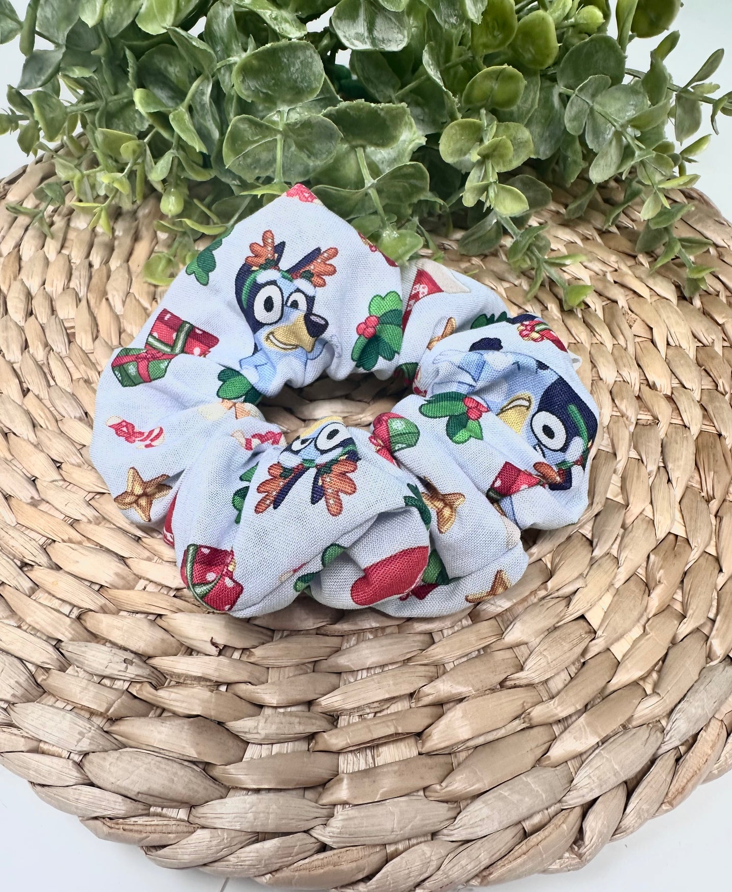 Holiday Cotton Scrunchies